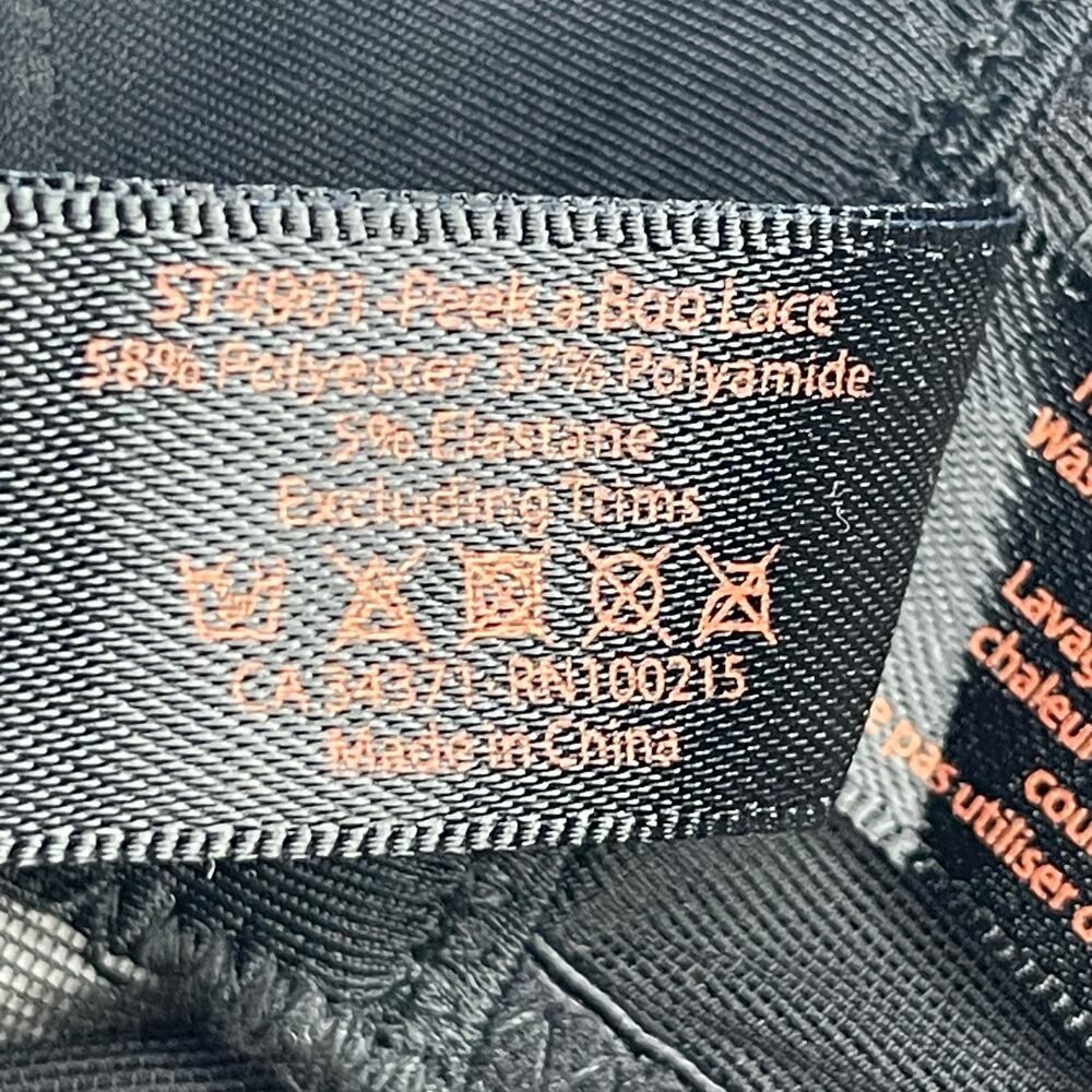 Curvy Kate Scantilly Peek-A-Boo Lace Balcony Bra size 30L Black New - Picture 8 of 13